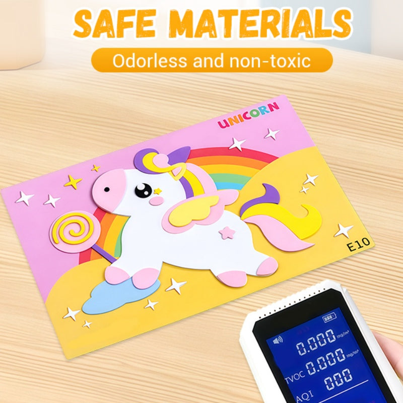 Kids DIY 3D EVA Sticker Craft Kit for Creative Fun