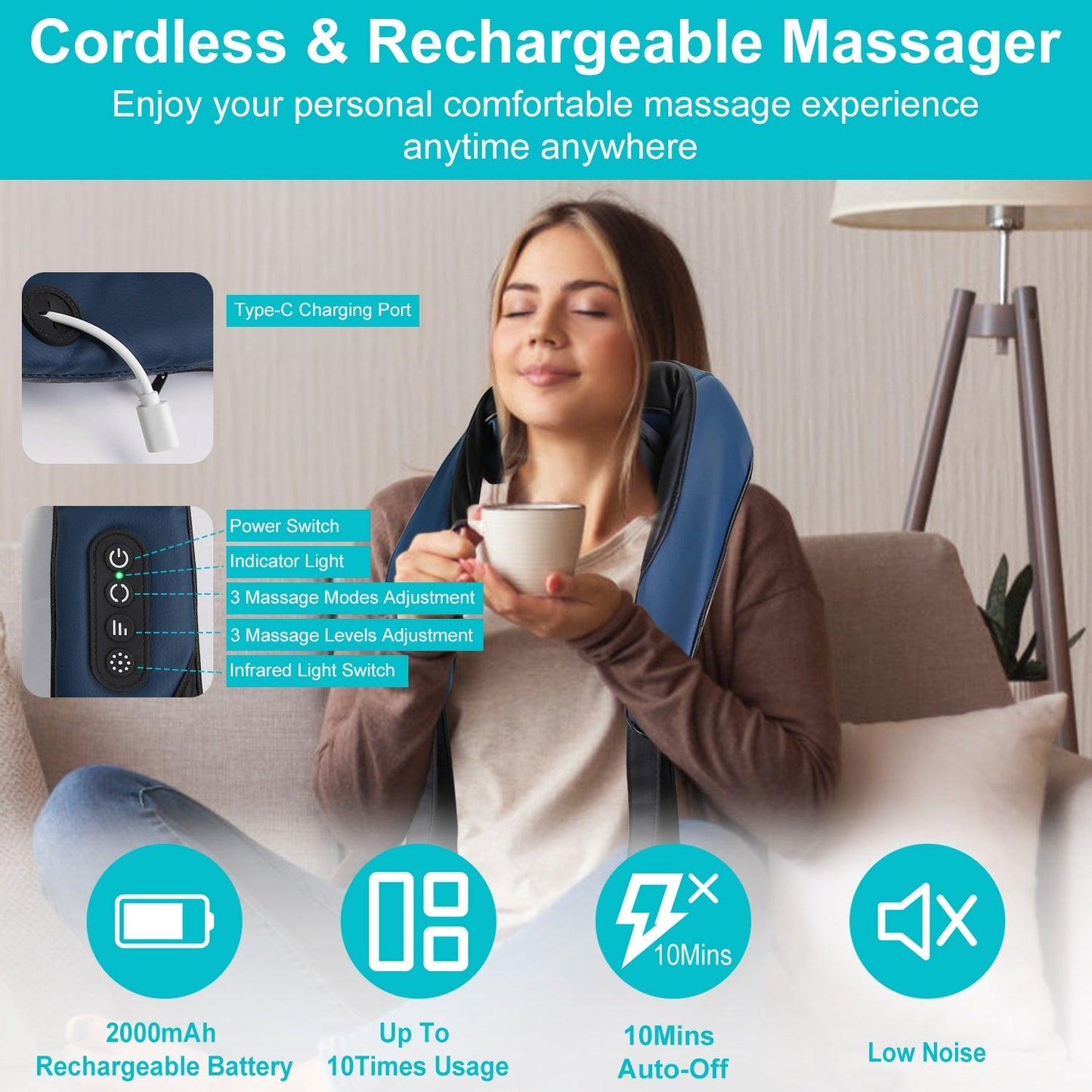 RelaxEase - Fast Relief from Neck and Shoulder Pain Anytime