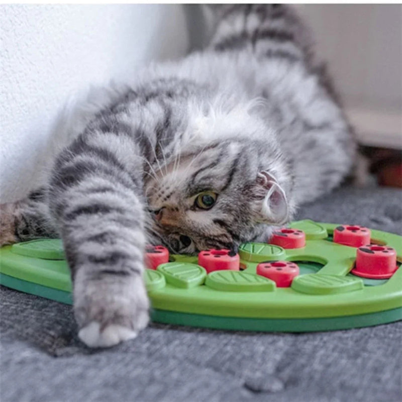 PurrPlay™ - Interactive Puzzle Cat Bowl for Engaging Mealtime
