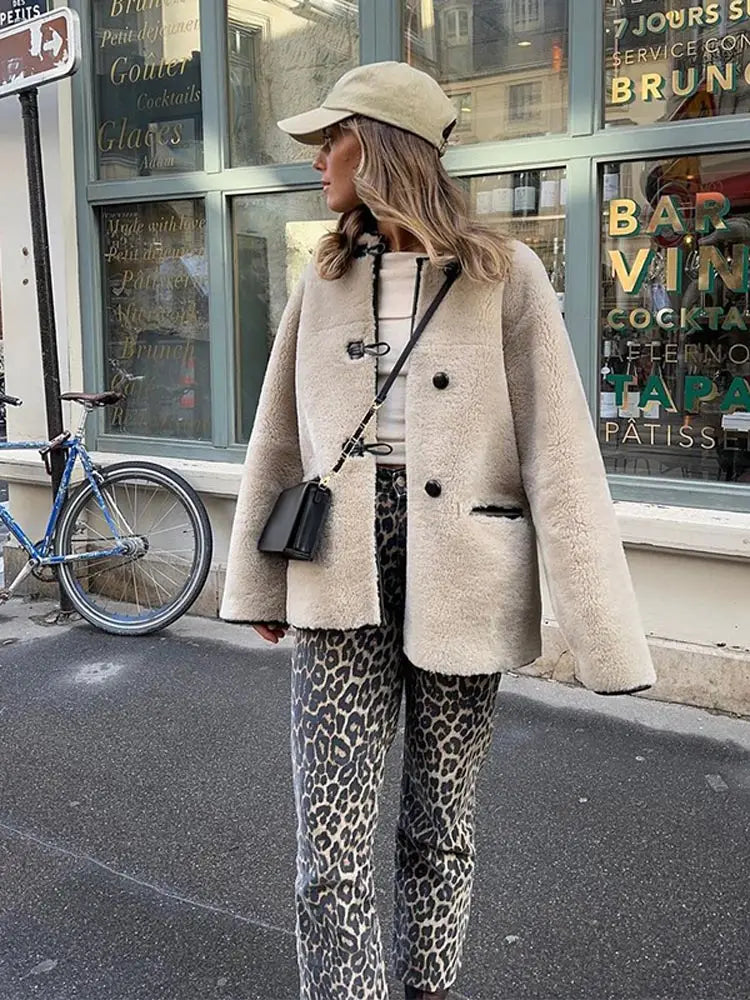 Cozy Fluffy Long Coat for Chic Winter Style