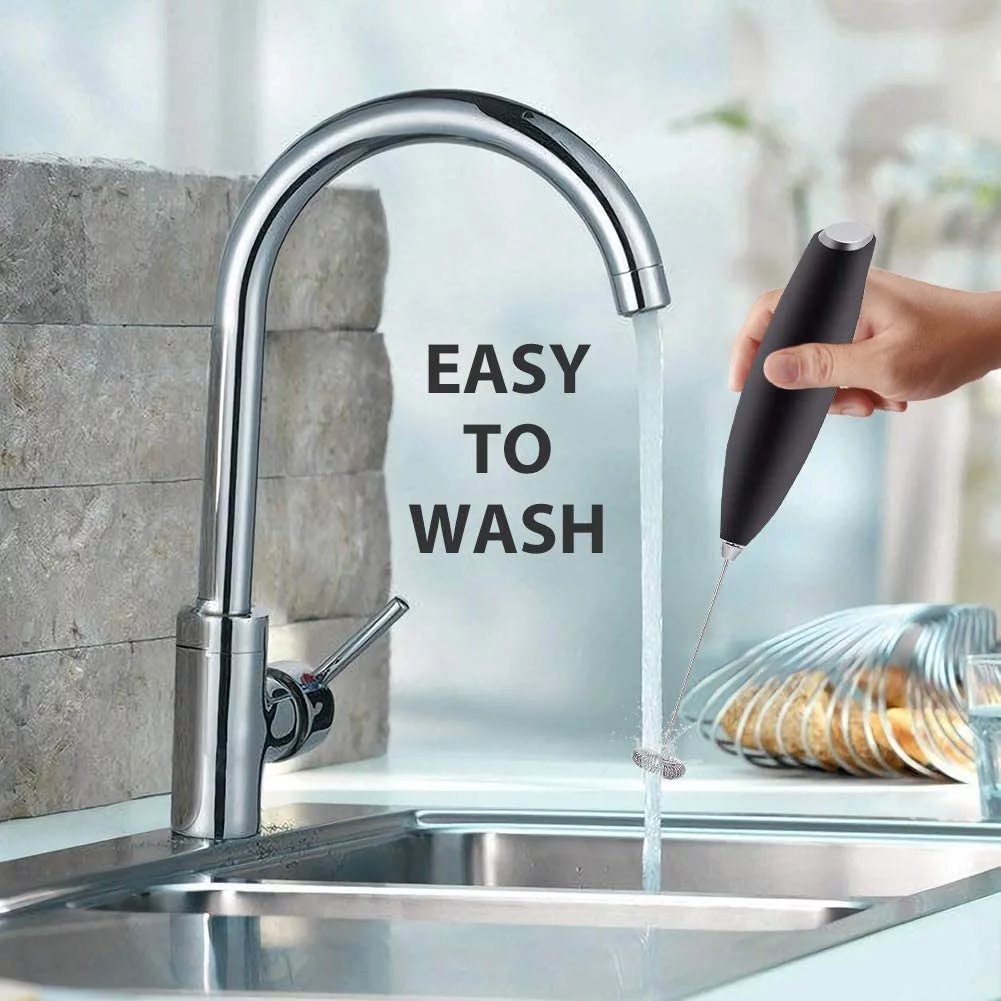 FrothEase™ - Handheld Milk Frother with Stand