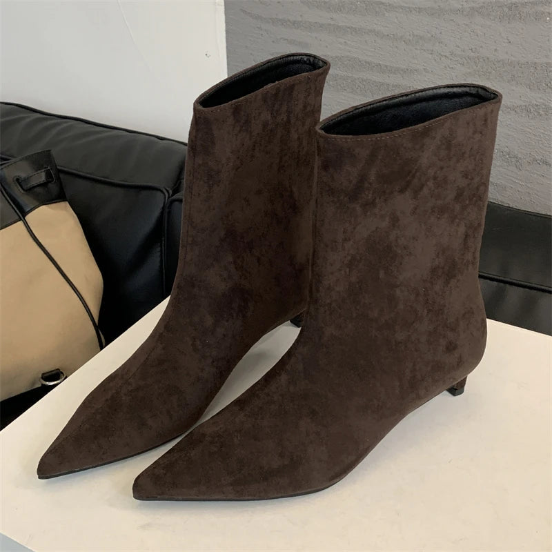 Chic Leather Ankle Boots