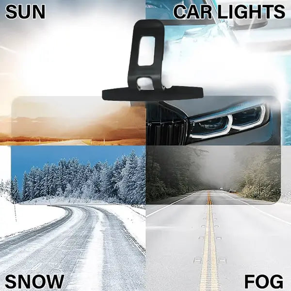 Glare-Free Riding Visor for Sun and Winter Protection