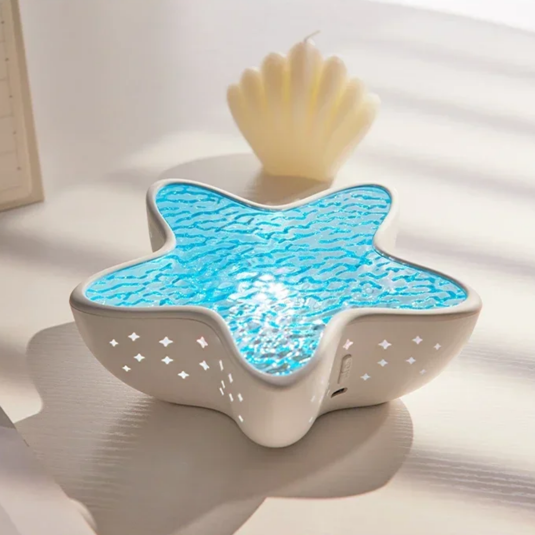 StellarGlow™ - Starfish LED Projector Lamp for Magical Ambiance