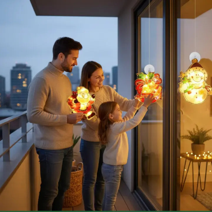 BrightGlow™ - LED Window Christmas Light Decor