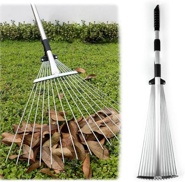Versatile Lightweight Garden Rake for Yard and Lawn Care