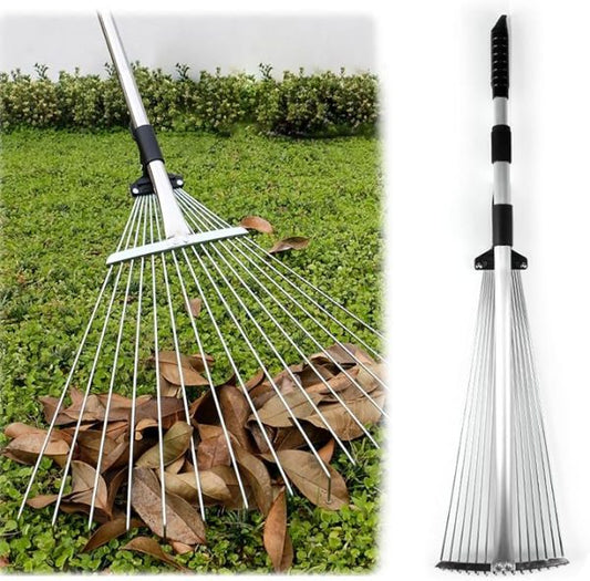 Versatile Lightweight Garden Rake for Yard and Lawn Care