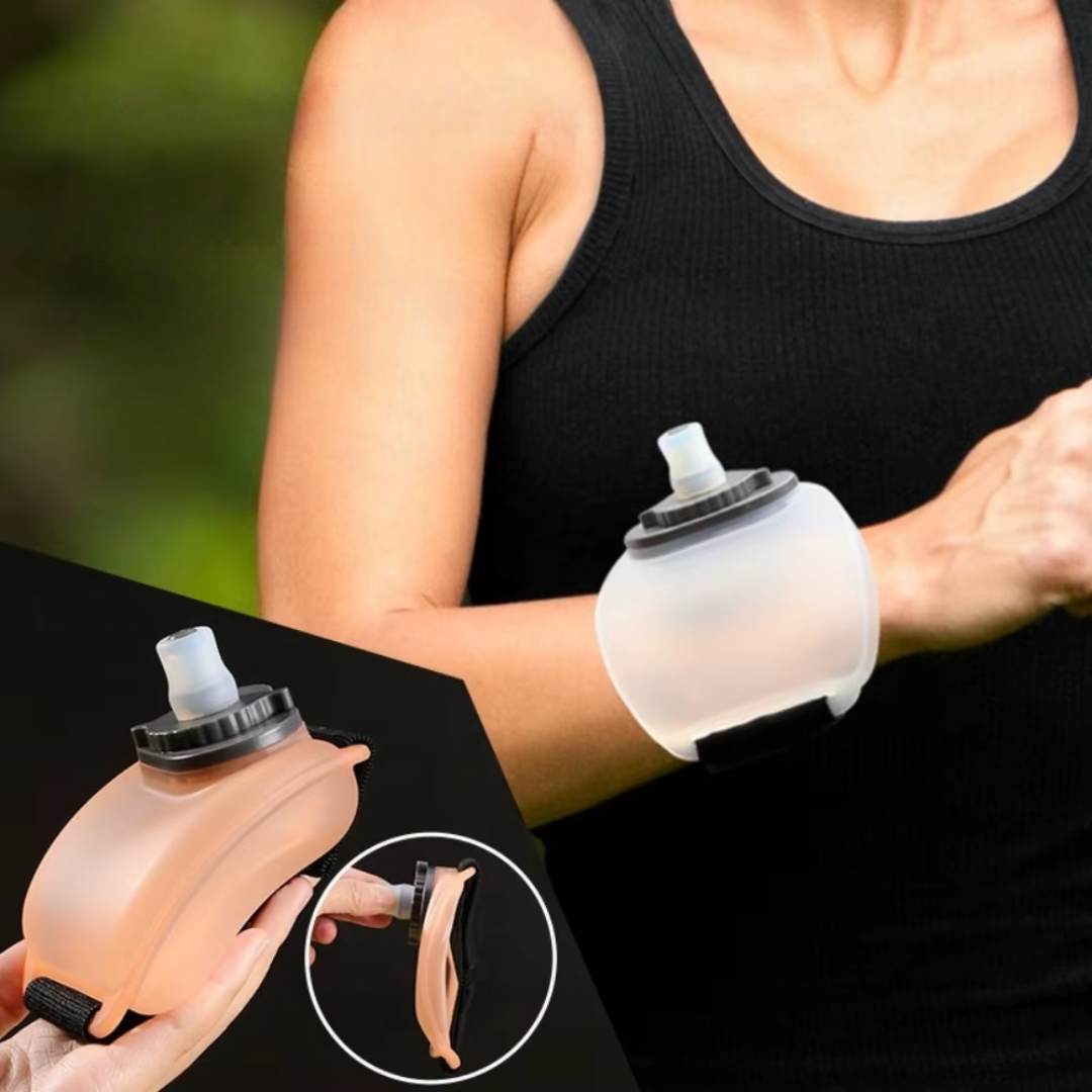 Hands-Free Wrist Water Bottle for Active Hydration