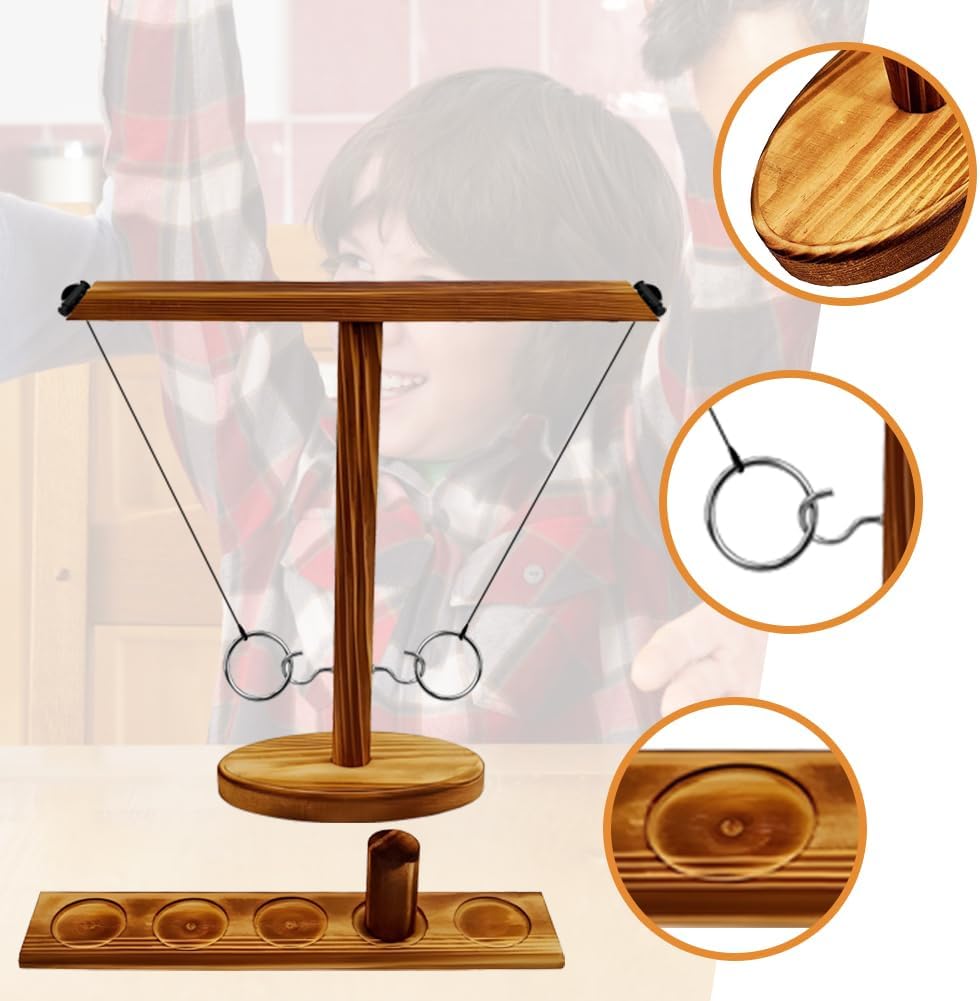 PartyPlay™ - Hook Ring Toss Drinking Game for Social Fun