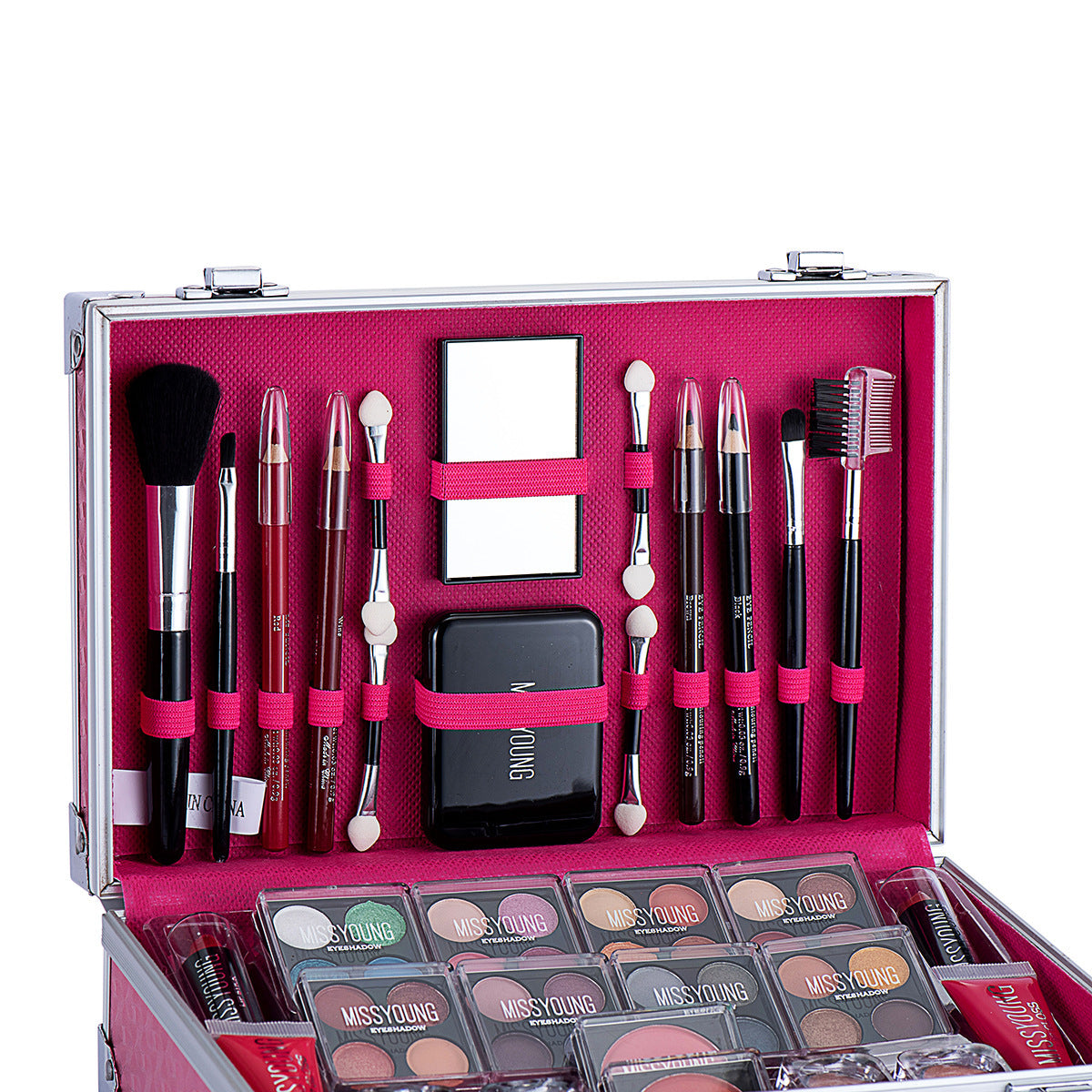 GlamAura™ - Vibrant Colorful Eyeshadow & Lipstick Set