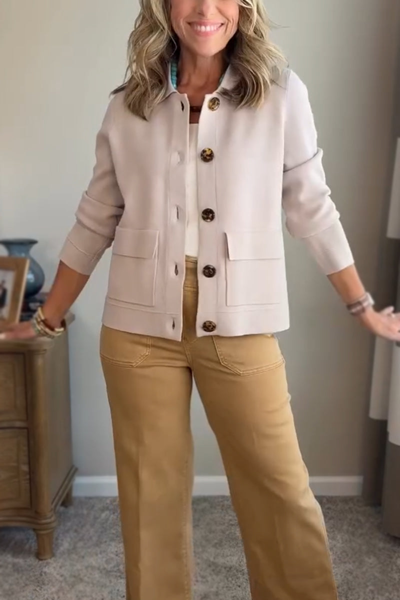 Casual Lapel Pocket Jacket