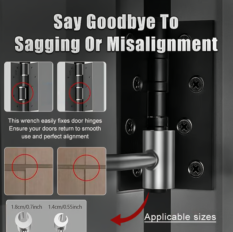 AlignLock™ - Adjustable Hinge Gap Locking System