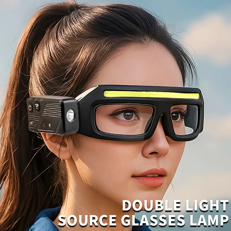 LumaGuard™ - Rechargeable LED Safety Glasses for Outdoor & Work