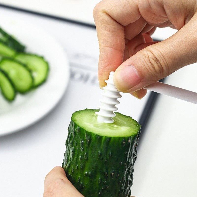 Ergonomic Spiral Vegetable Cutter Tool