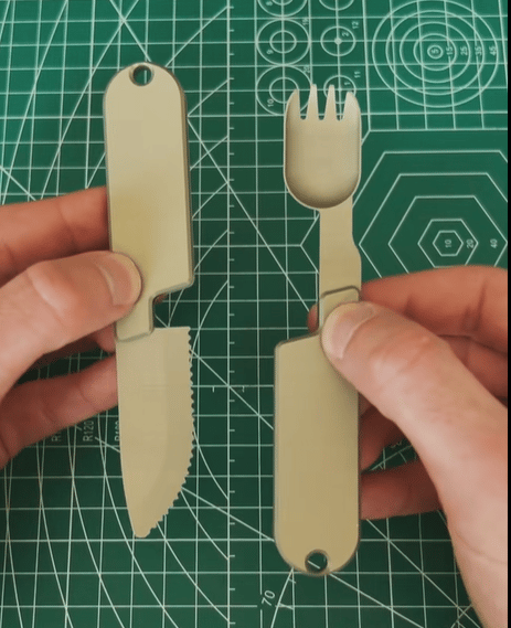 TrailBite™ - Compact Camping Utensil Set for Outdoor Adventures