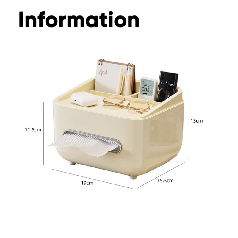 StoraFlex™ - Multi-Functional Tissue Box Cover with Storage