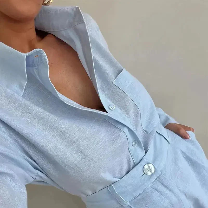 Lightweight Casual Shirt and Shorts Set for Everyday Comfort