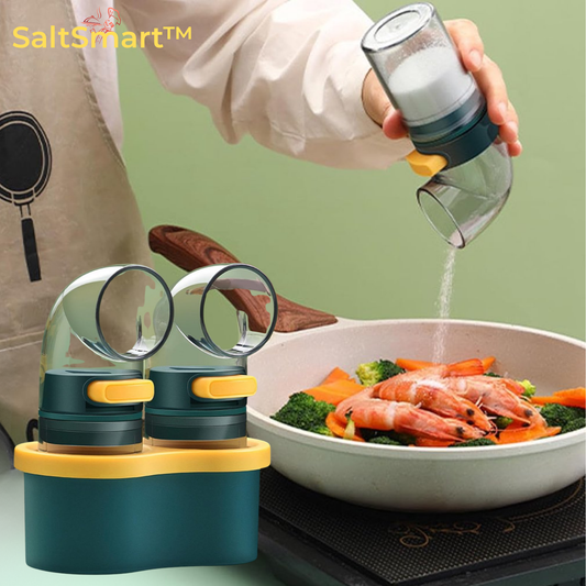SaltSmart™ - Precision Salt & Pepper Shaker Set