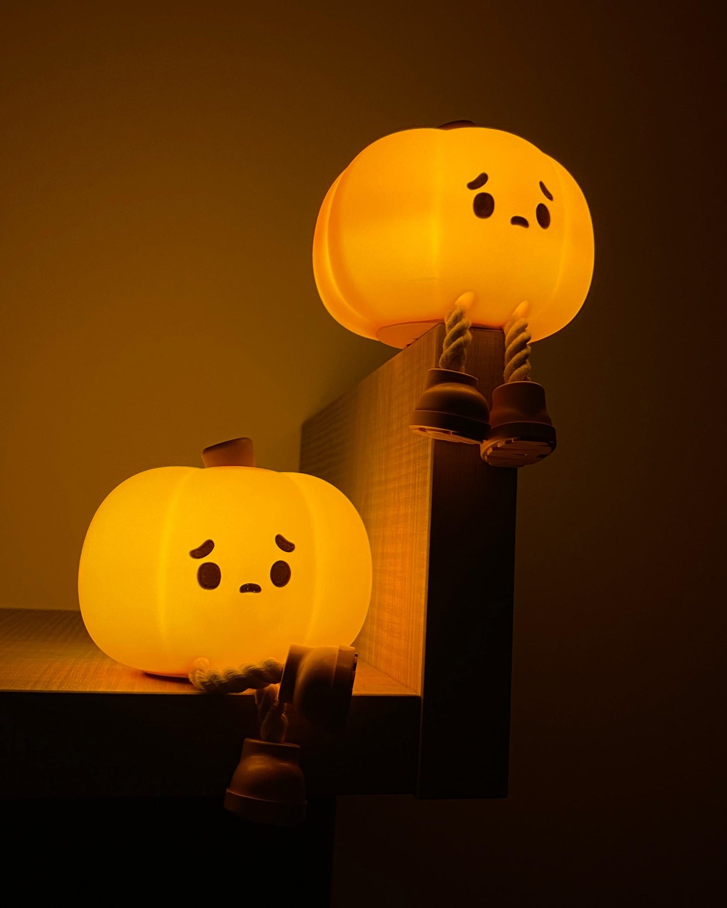 Cozy Knit Mini Pumpkin Decoration