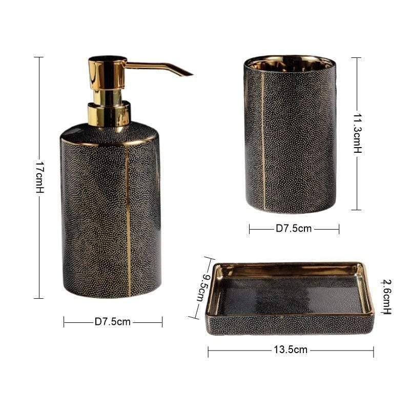 Modern Minimalist Bathroom Accessory Set