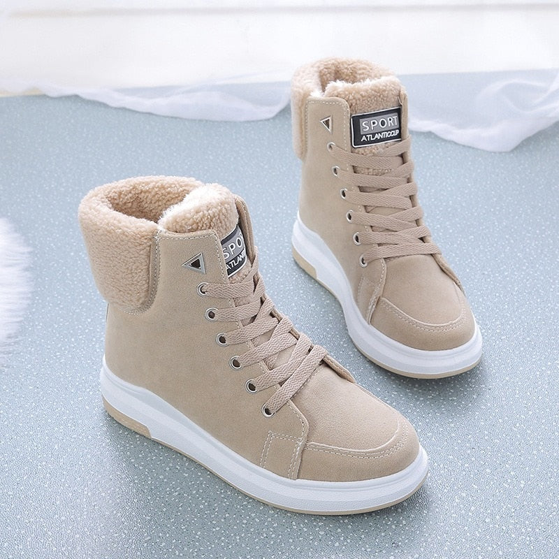 Cozy Fur-Lined Winter Snow Boots for Women