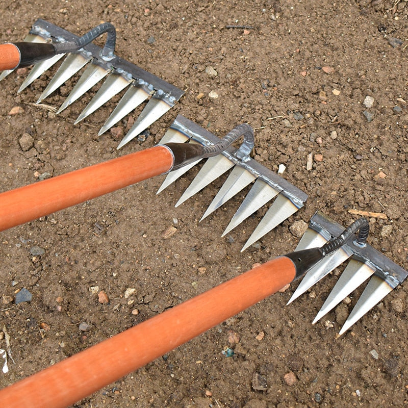 IronRake™ - Heavy-Duty Garden Weeding Rake