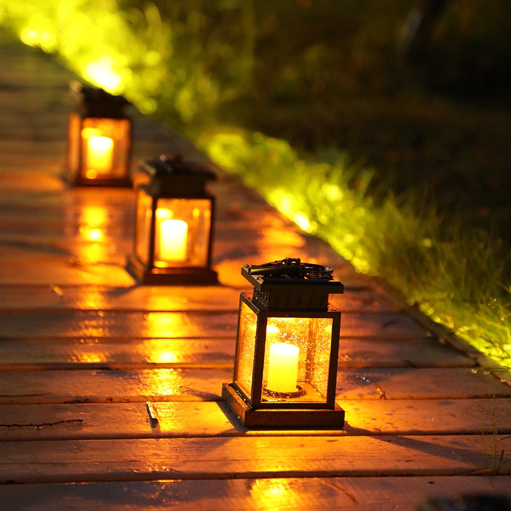 LumiGlow™ Classic Outdoor Solar Lantern