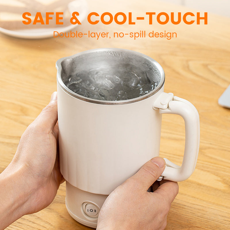 TravelBoil™ - Portable Electric Kettle for Hot Water On-the-Go