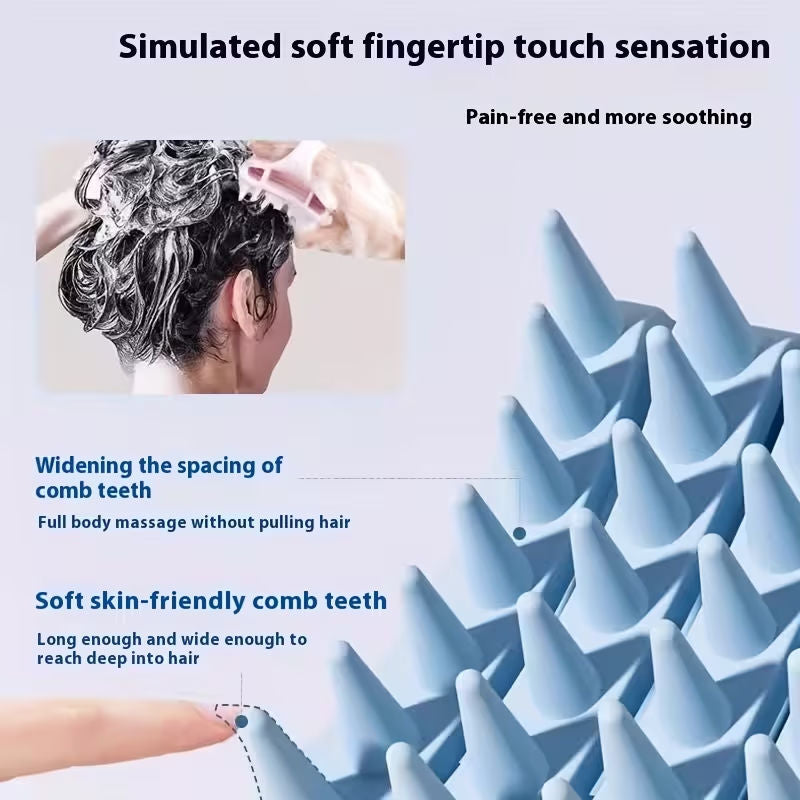 ScalpEase™ - Silicone Scalp Massager for Refresh & Relaxation