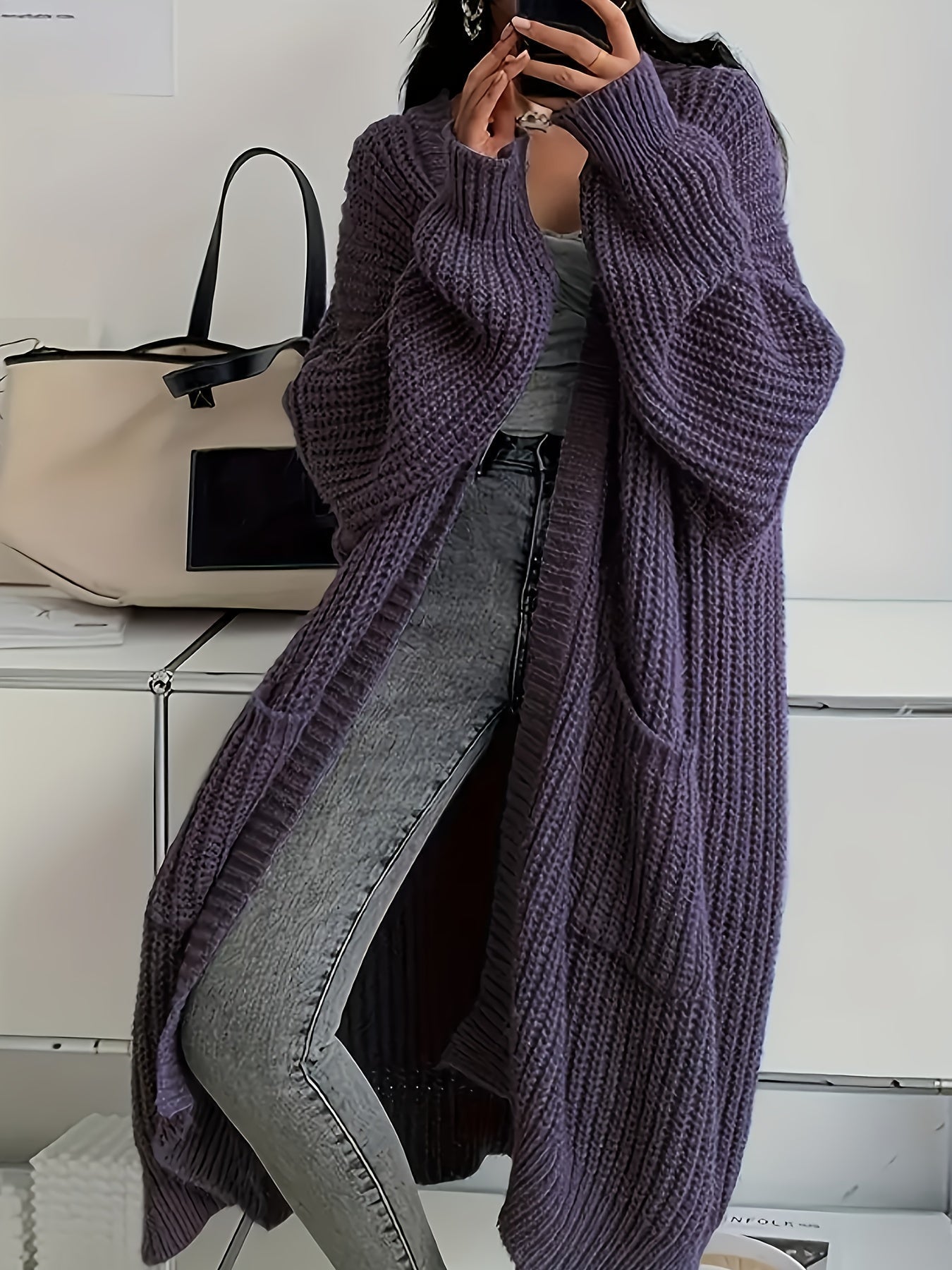 Cozy Belted Knit Cardigan for Women