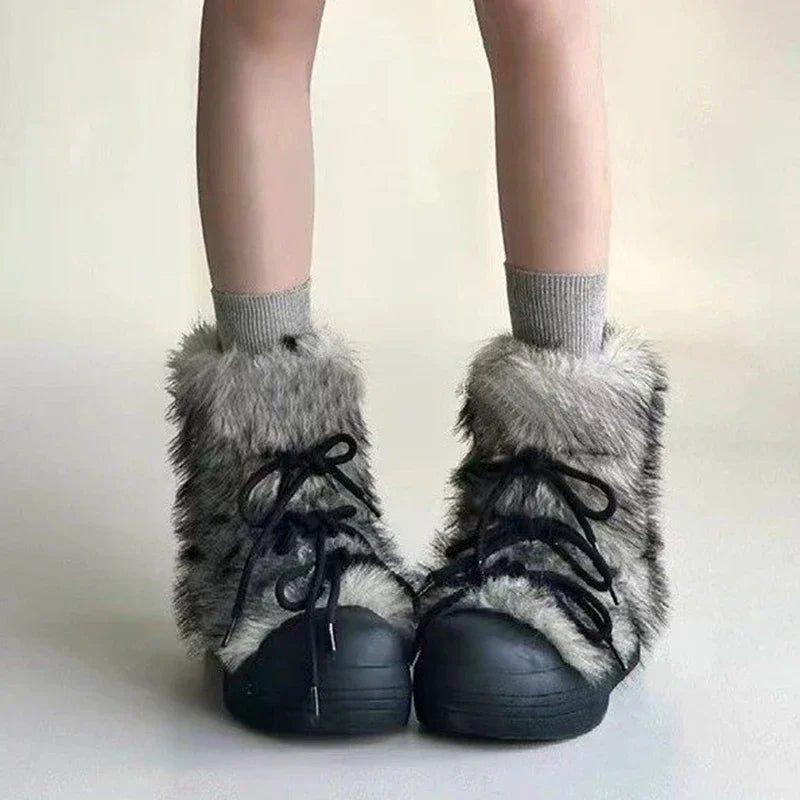Cozy Fur-Lined Winter Boots