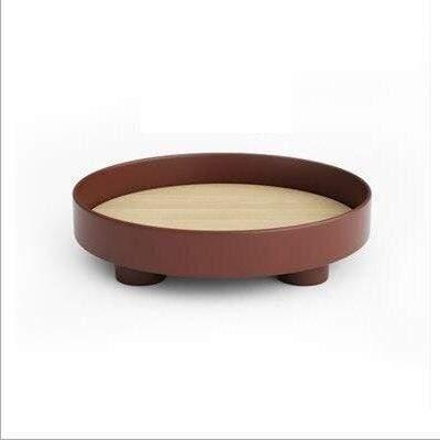 Elegant Wooden Serving Tray for Home Decor and Entertaining