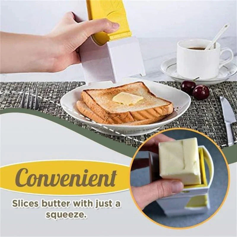 ButterSwift™ - Stainless Steel Butter Cutter & Dispenser for Kitchen