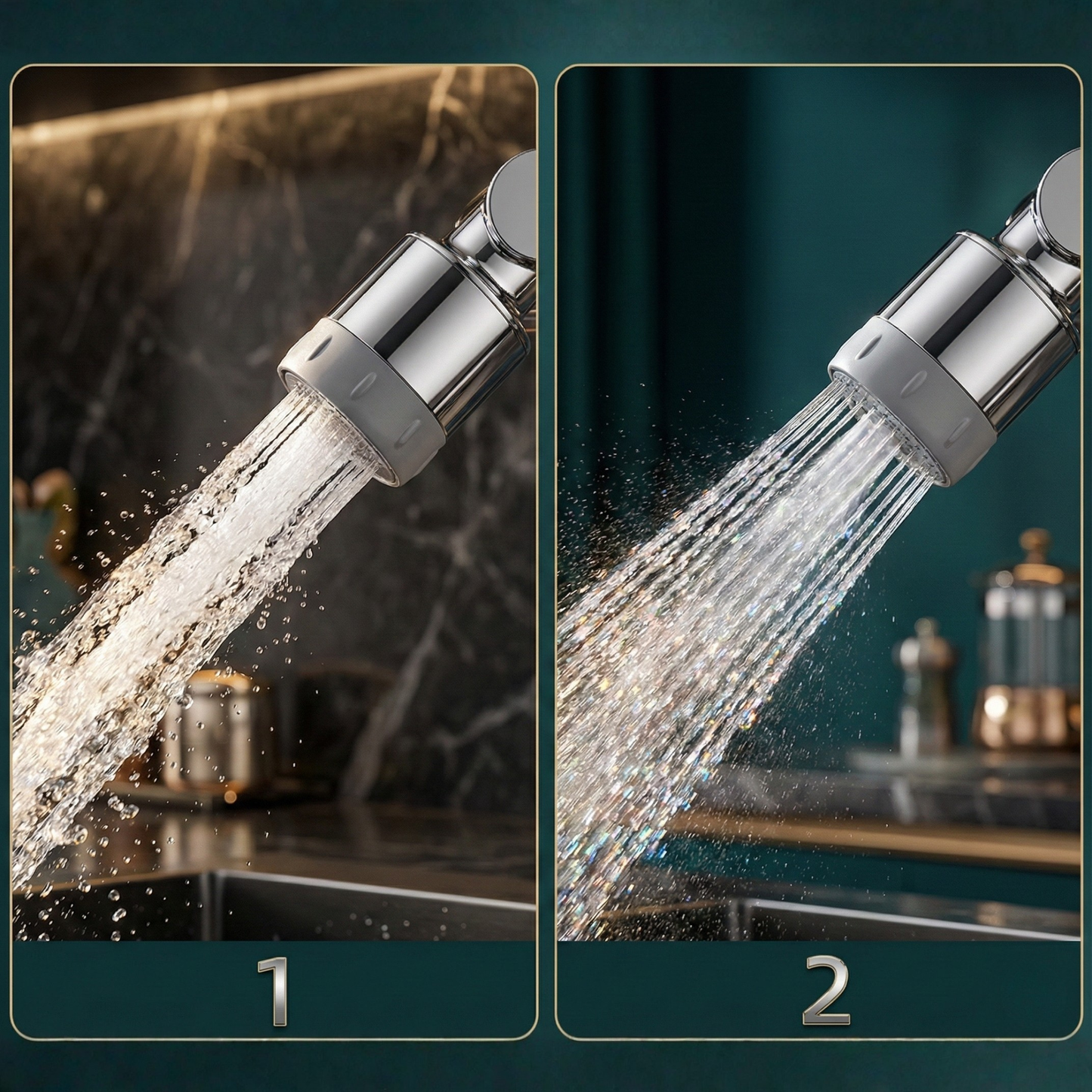 FlowMaster - Control Your Sink Water with Splash-Free 1080° Rotation
