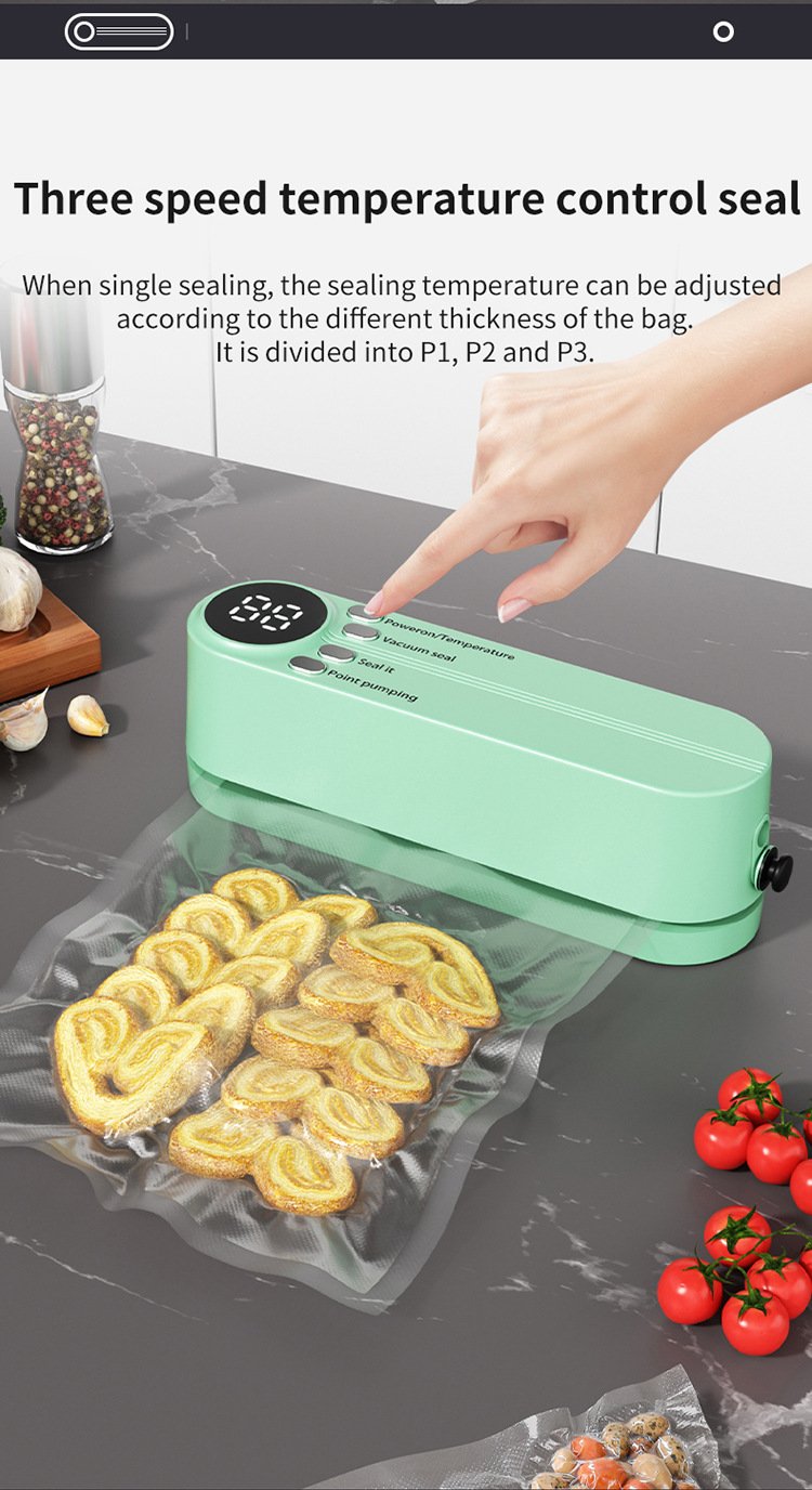 FreshSeal™ - Mini Wireless Food Vacuum Sealer for Freshness
