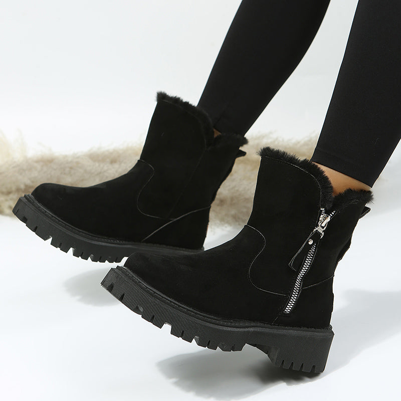 Cozy Suede Winter Boots