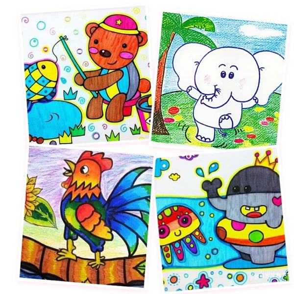 CreativeJoy™ - 6-in-1 Art Set with Painting Tools & Vibrant Colors