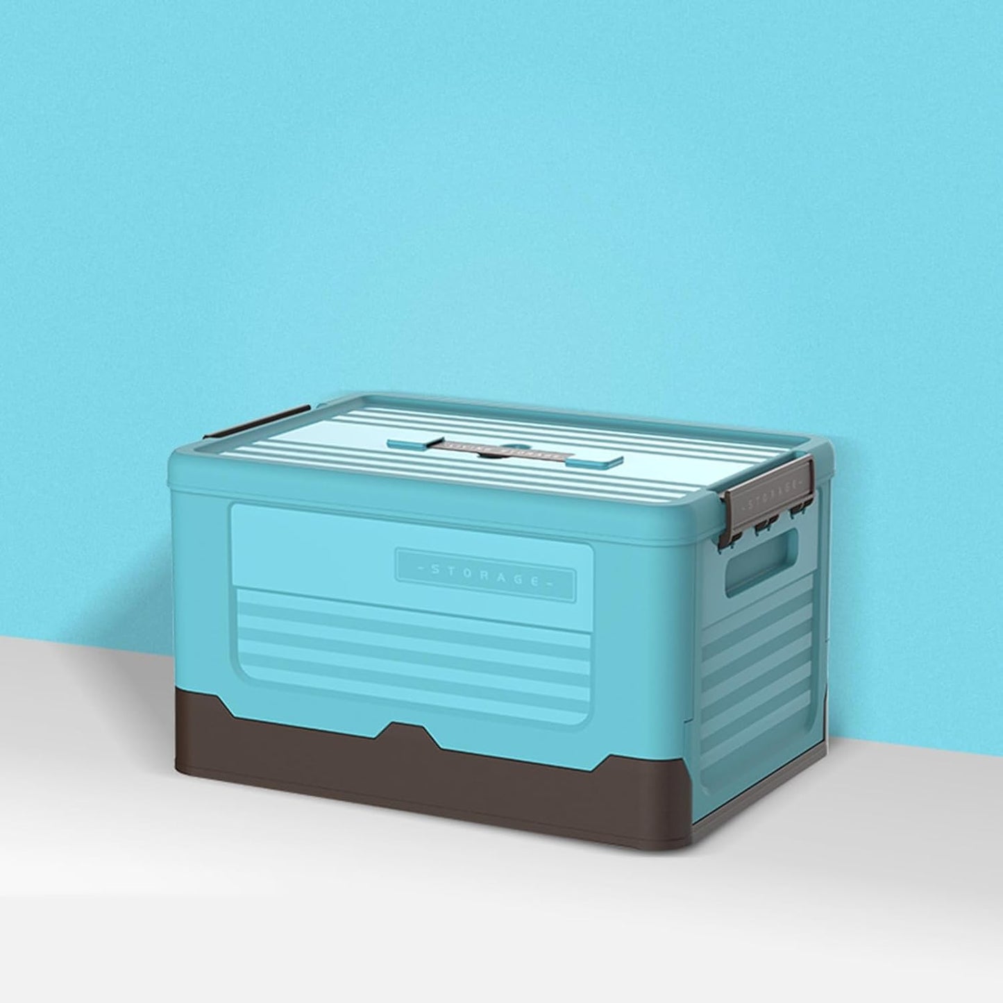 Foldable Storage Organizer Box with Lid for Home and Closet