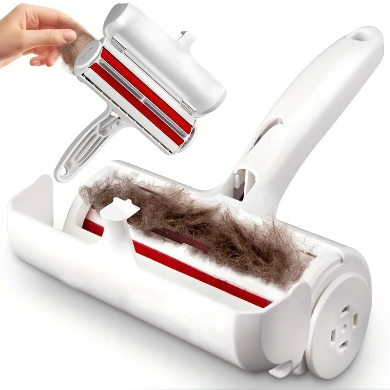 Reusable Pet Hair Remover Roller for Clothes and Furniture Cleanup