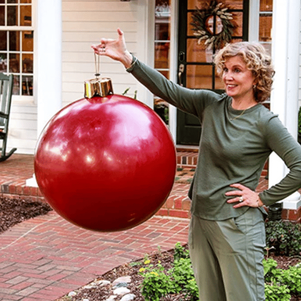 CozyNest™ - Festive Inflatable Christmas Ornament Ball