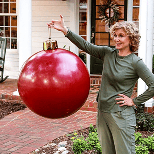 CozyNest™ - Festive Inflatable Christmas Ornament Ball
