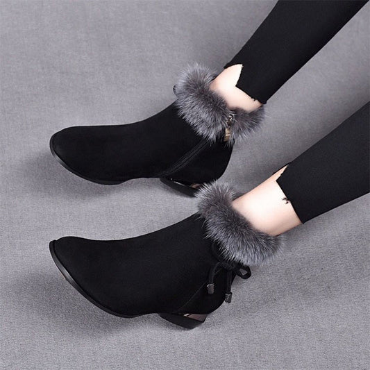 Chic Warm Non-Slip Ankle Boots for Women