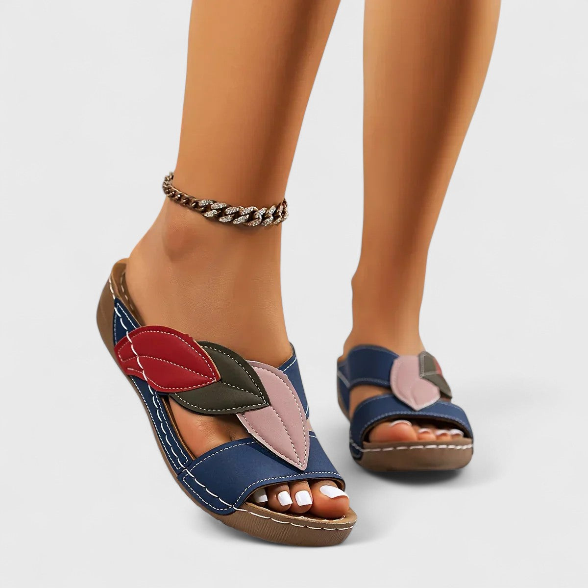 Orthopedic Slip-On Sandals with Elegant Comfort