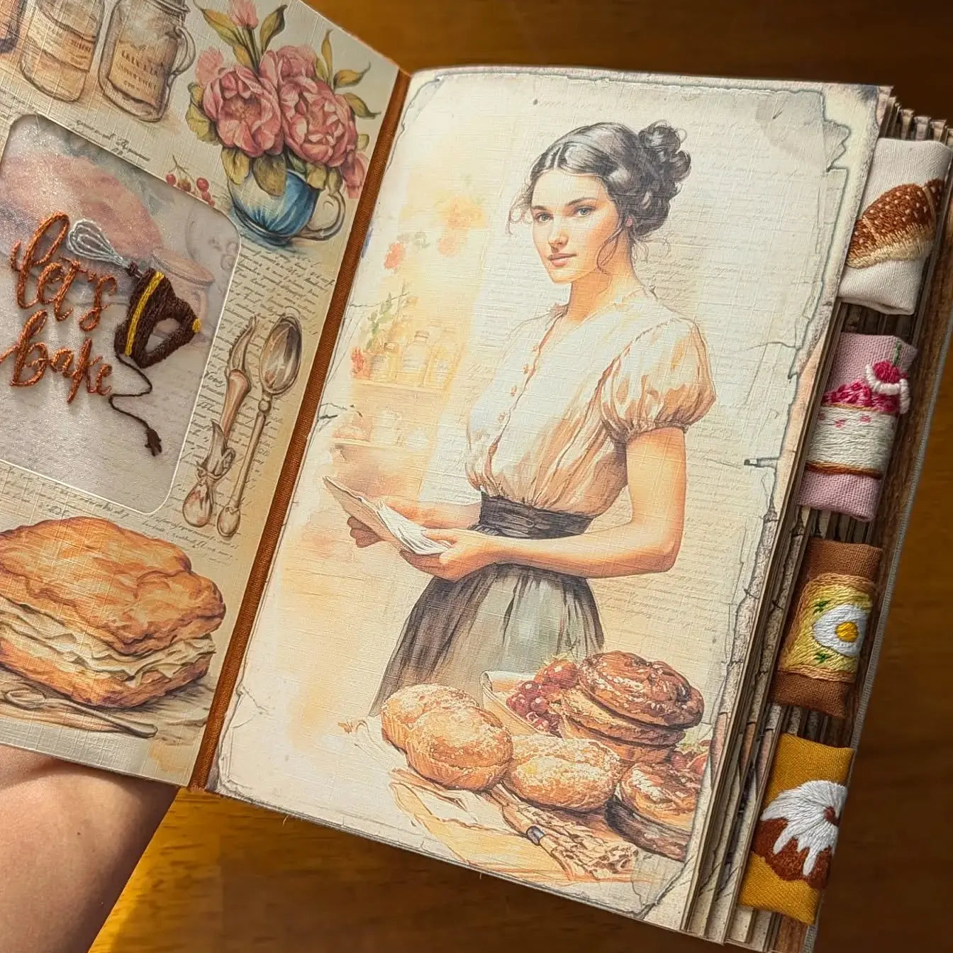Culina™ - Embroidered Splash-Proof Recipe Book