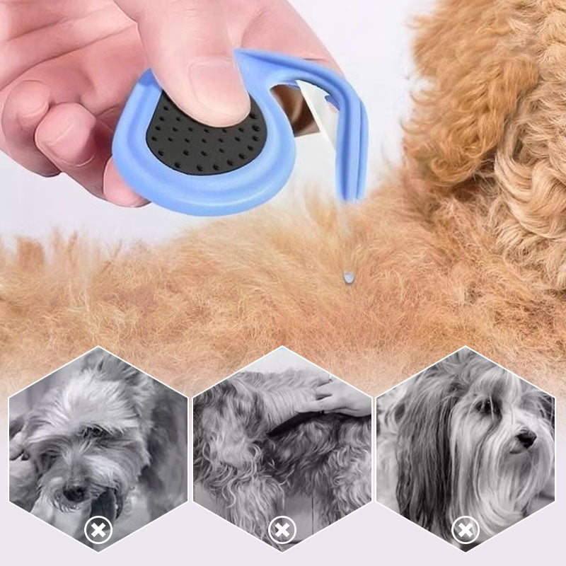 1+1 FREE | Pet Grooming Knife for Long Hair Detangling and Mat Removal