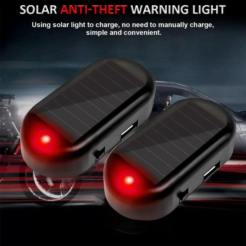 Solar-Powered Car Alarm Security Light