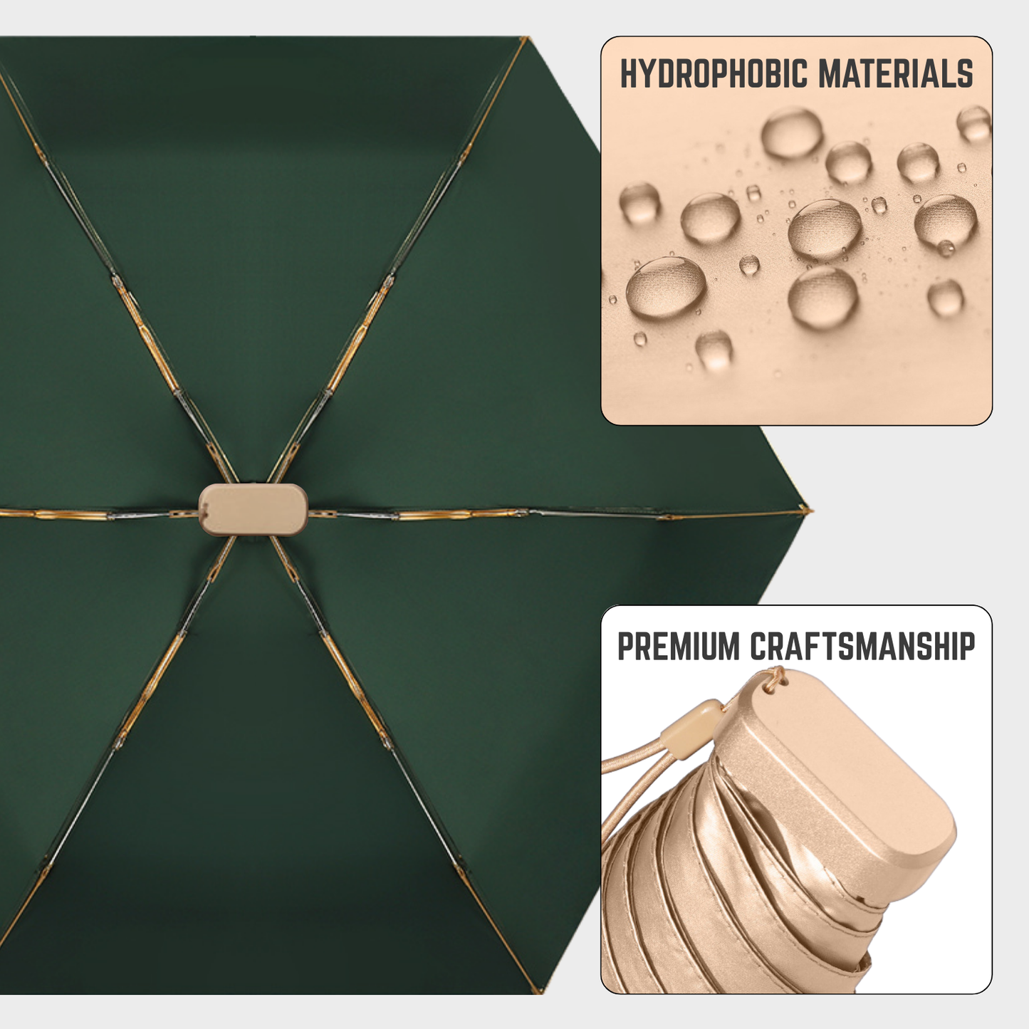 SunGuard - Ultimate Compact Umbrella Shields You From Sun And Rain