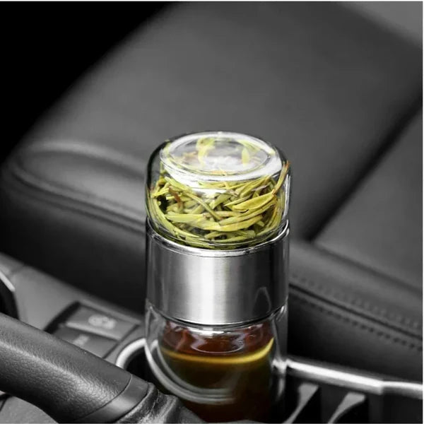 Infusea™™ – Elegant Glass Tea Maker for Perfect Brews