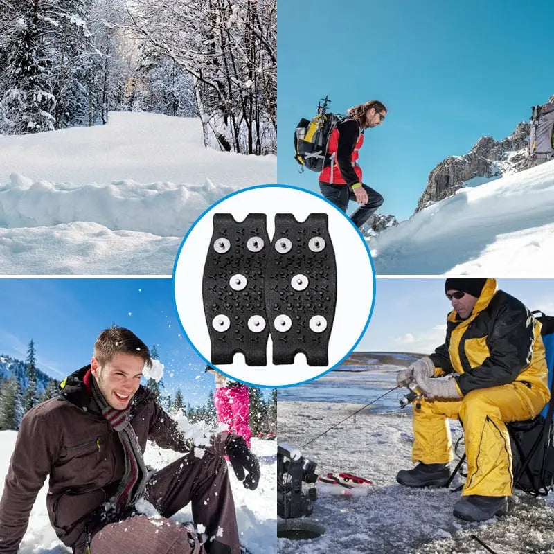 Spiked Non-Slip Shoe Covers for Safety and Outdoor Grip
