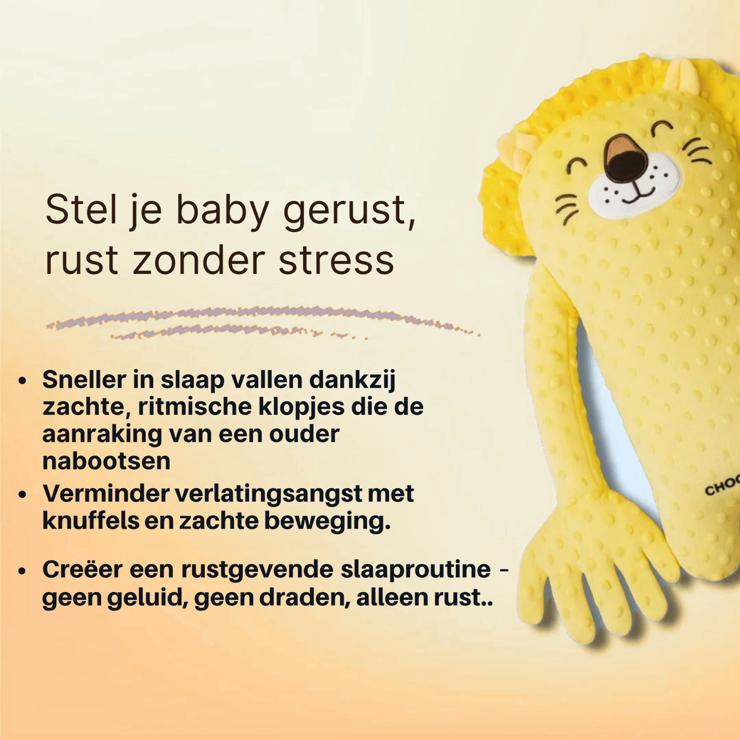 DreamNest - Soothes Babies to Sleep Fast with Gentle Patting